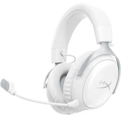 Image de Casque Gamer Sans Fil - HyperX Cloud III S Wireless - pour PC et console - Blanc