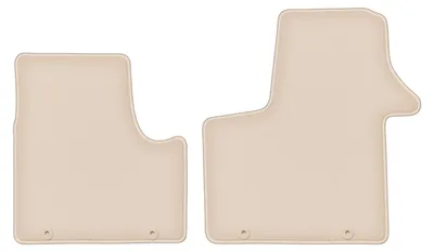 Produktbild von DURBAN Beige Velours-Fußmatten-Set für Renault Trafic III Transporter (2014-)