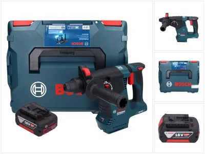 Image de Bosch GBH 18V-24 C Professional Marteau perforateur sans fil 18 V 2,4 J Brushless SDS plus + 1x batterie 5,0 Ah + L-BOXX - sans chargeur