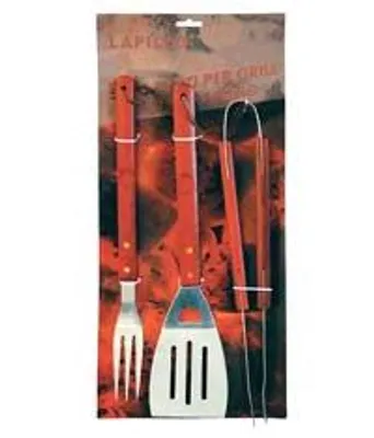 Immagine prodotto di Attrezzi Acciaio Inox Per Barbecue In Set 3 Pezzi