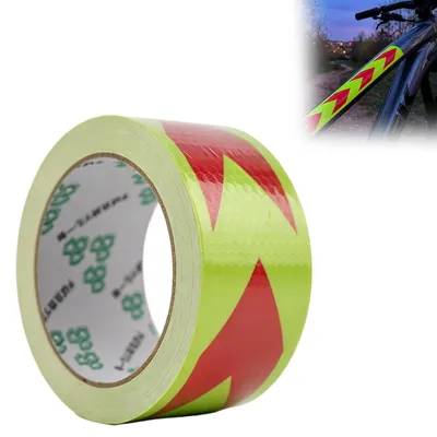Obrázok produktu pre Reflexná páska 10 m x 5 cm, zelená a červená, samolepiaca, pre vozidlá