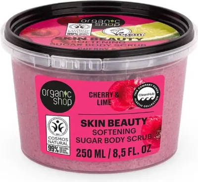 Obrázek produktu pro Tělový peeling Organic Shop Cherry Cherry Sugar Body Scrub 250ml