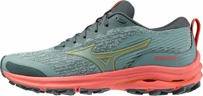 Produktbild von Mizuno Wave Rider TT Lead/Carrot Curl/Nasturtium 38,5 Traillaufschuhe
