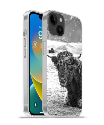Produktbild von MuchoWow® Handyhülle Schutzhülle Hülle für Apple iPhone 14 Plus - Soft case Schottischer Highlander - Berg - Tiere Silikon Softcase Handy Hülle - Abbildung