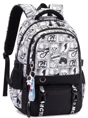 Produktbild von Wasserdichter Schulrucksack für Jungen und Teenager mit Trolleygurt