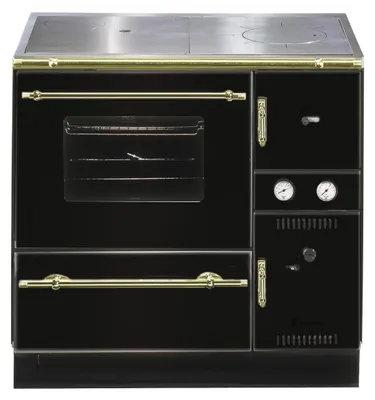 Produktbild von Wamsler wasserf. Küchenofen | K 148 CL | 23 kW | schwarz/gold | links