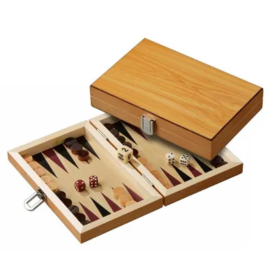 Produktbild von Philos Reise-Backgammon-Kassette Peleponnes