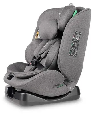 Kindersitz "Mundi i-Size" von Caretero, Grau, für Kinder ab Geburt bis 150 cm