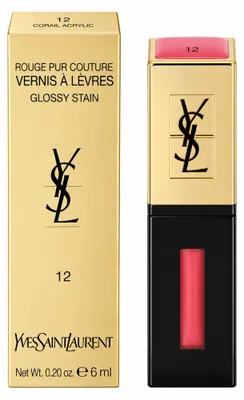 Obrázek produktu pro Lesk na rty Yves Saint Laurent Glossy Lipgloss 12 Corail