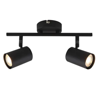 Produktbild von Olucia - ELENA - Deckenleuchte - Schwarz - 2 Lampen