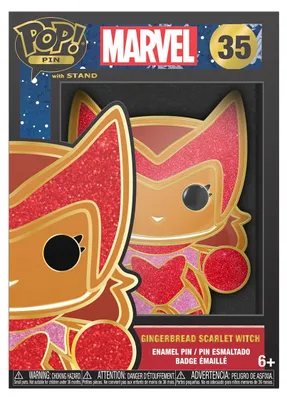 Imagen del producto de Funko Marvel: Scarlet Witch de Jengibre - Pin de esmalte