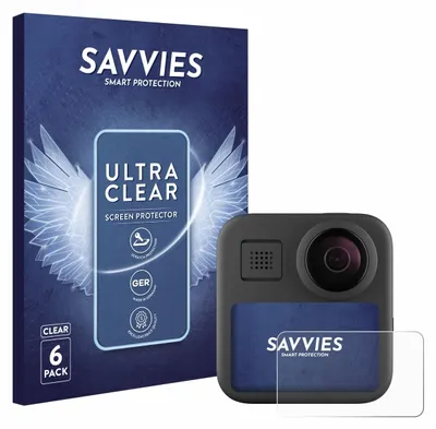 Produktbild von 6x Für GoPro Max (2025) Schutzfolie Savvies Displayschutz Display Schutz Folie Klar Transparent