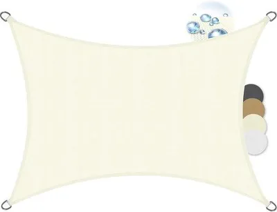 Produktbild von Famanu Schattentuch 3x4m - Wasserabweisend mit UV-Schutz für Terrasse und Garten
