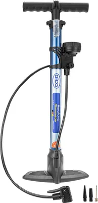 Produktbild von alca® Luftpumpe Fahrrad  Hochleistungs-Handpumpe mit Adaptern für alle Schlauchventile Standpumpe Reifenpumpe