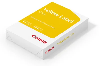 Produktbild von Canon Yellow Label Standard Multifunktionspapier, EU Umweltzeichen, A3, 80 g/m², 500 Blatt, alle Drucker weiß CIE 150 (optimierte Schutzverpackung)