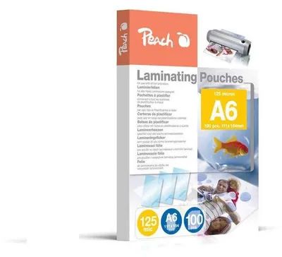 Produktbild von 100x 1-PACK Laminierfolien A6, 111 x 154mm, 2x 125 mic, Hochglanz