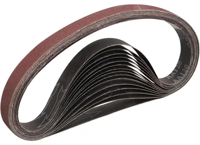 Produktbild von Schleifband 15 Stück Körnung 80 25x762 mm für Bandschleifer