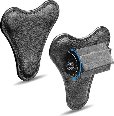 Obrázok produktu pre Kamerový modul pre psov – magnetický nástavec na kameru – univerzálny – čierny – silikón – 8 x 9 cm