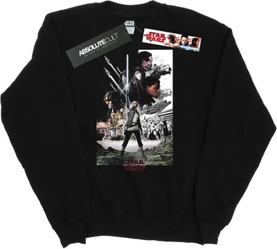 Produktbild von Star Wars - "The Last Jedi" Sweatshirt für Herren BI46238 (XL) (Schwarz)