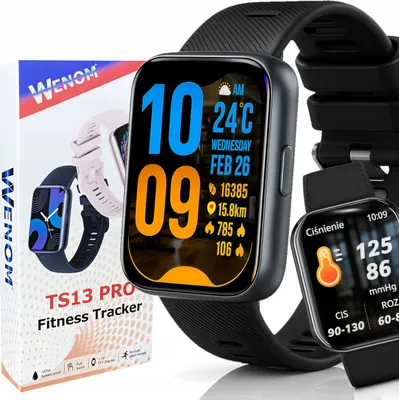 Immagine prodotto di Smartwatch per uomo e donna - Chiamate, sport, salute, IP68, frequenza cardiaca, pressione sanguigna