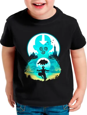 Produktbild von A.N.T. Fly Blue Kinder T-Shirt avatar anime japan manga last