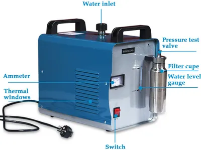 Image de 300W 75L/H Machine à polir acrylique Oxygène Flamme Hydrogène Générateur Soudeuse Polisseuse Acrylique