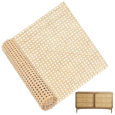 Rattan-Rolle 42 x 100 cm, Kunststoff, DIY-Möbeldekoration, zuschneidbar