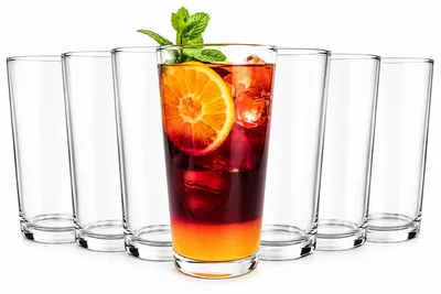 Produktbild von 6 Cocktailgläser 460ml Kaffeegläser Teegläser Saftgläser Trinkgläser Latte Macchiato Gläser