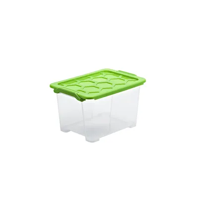 Produktbild von Box mit Deckel 15 l EVO SAFE, Farbe:Grün