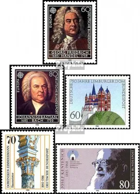 Produktbild von Briefmarken BRD (BR.Deutschland) 1985 Mi 1248-1249,1250,1251,1252 (kompl.Ausg.) gestempelt Europa
