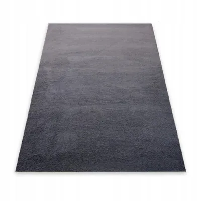 Zdjęcie produktu dla Dywan pluszowy ciemnoszary miękki 160x220 cm