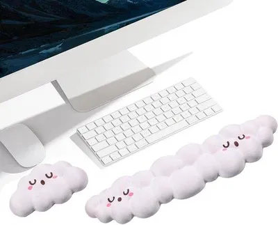 Immagine prodotto di Poggiapolsi ergonomico antiscivolo per il gaming wireless o l'ufficio