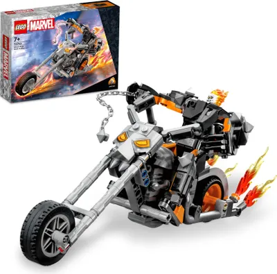 Obrázok produktu pre Stavebnica LEGO Marvel 76245 Robotický oblek a motorka Ghost Ridera (264 dielikov)