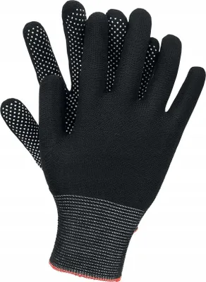 Obrázek produktu pro Pracovní rukavice / černé / velikost: 9 - L / OX-DOTUA_BW - 100 ks.