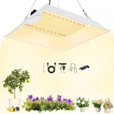 Immagine prodotto di Lampada LED per piante con raggi UV e IR, dimmerabile, per piante da appartamento e fiori