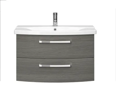 Produktbild von Pelipal Serie 4010 Waschtischunterschrank 4010.198018 Graphit Str. quer 80 cm - LIEFERUNG OHNE WASCHBECKEN & ARMATUR