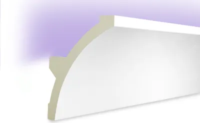 Produktbild von LED Profile aus Polyurethan- Indirekte Beleuchtung mit Stuckleisten, leicht & lichtundurchlässig - (16 Meter KF708) Zierleisten Zubehör Wand Leiste Eckleisten