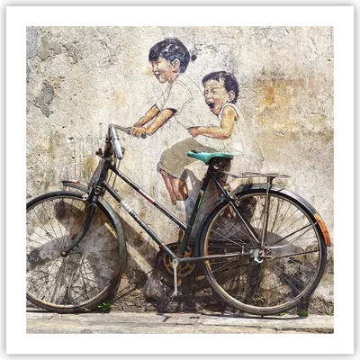 Produktbild von Poster - Poster ohne Rahmen - Graffiti modern - 60x60 cm - Wand Bild - Wanddeko - Wandbilder - Kunstposter - Wandposter - Bilder - Kunstdruck - Wanddekoration - Wandbild - P2XAC60x60-3617
