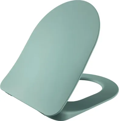 Produktbild von CREAVIT WC-Sitz Nilgrün Softclose Duroplast mit Edelstahlscharnieren Inox Absenkautomatik