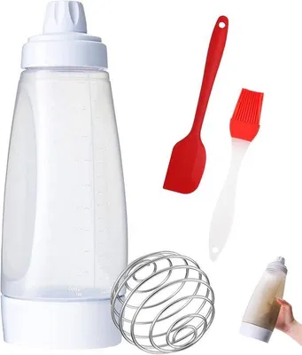 Produktbild von Famanu Silikon Teigspender - Flexibles Backwerkzeug, leicht zu reinigen