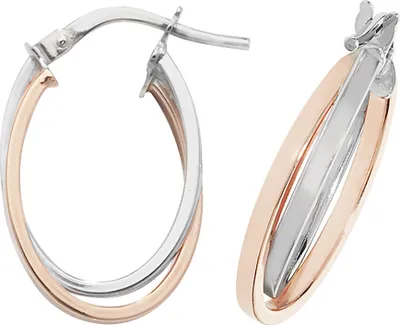 Produktbild von 9 Karat (375) Rotgold Damen - Creolen / Ohrringe - 21mm*14mm; TRS143419KR