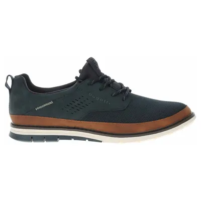 Produktbild von Bugatti SANDMAN Herrenschuhe - elegante Halbschuhe - Schnürschuhe blau NEU