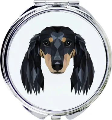 Produktbild von Art-Dog Taschenspiegel Langhaardackel