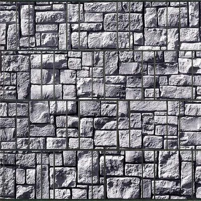 Produktbild von Bedruckter Sichtschutz STEINLABYRINTH bedrucktem Motiv in Stein-Optik 2,5m x 2,0m