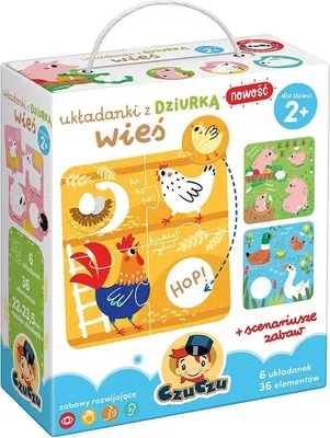 Produktbild von CzuCzu Puzzles mit einem Loch Dorfpuzzles