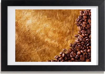 Produktbild von Bild 30x20 MDF-Rahmen, Wandkunst Kaffeebohnen