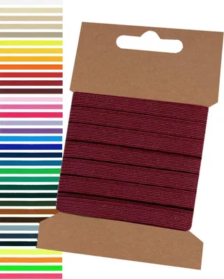 Produktbild von 5m Gummiband 6,6mm Gummilitze Wäschegummi elastisches Band Wäscheband