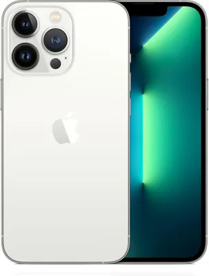 Produktbild von Apple iPhone 13 Pro, 15,5 cm (6.1"), 2532 x 1170 Pixel, 512 GB, 12 MP, iOS 15, Silber