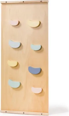 Image de Planche à grimper et d'équilibre 78 cm - pastel | la planche à double face pour la bascule d'escalade Montessori 5in1