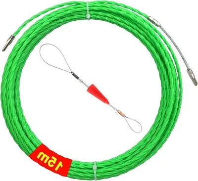 Obrázek produktu pro Shrnávací polyesterové lano, délka 15 m, průměr 4,5 mm, zelené